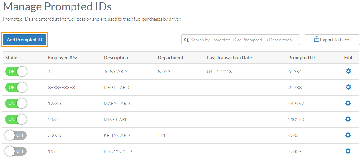 Assign Prompted IDs – iFleet Help Center